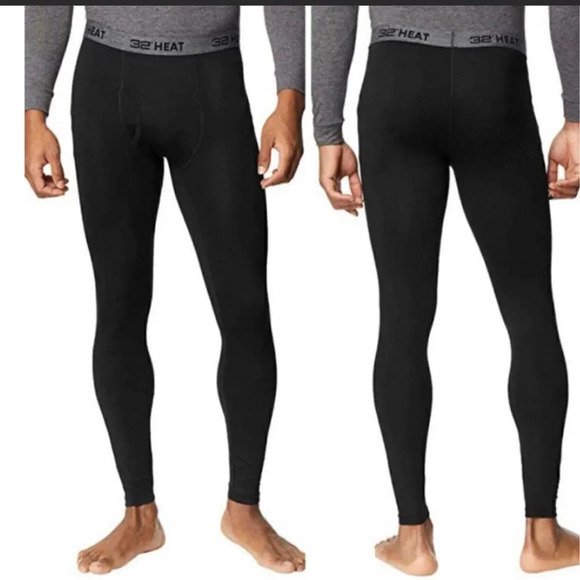 32 Degrees Men's Heat Base Layer Pant, 2-pack - Picture 1 of 6